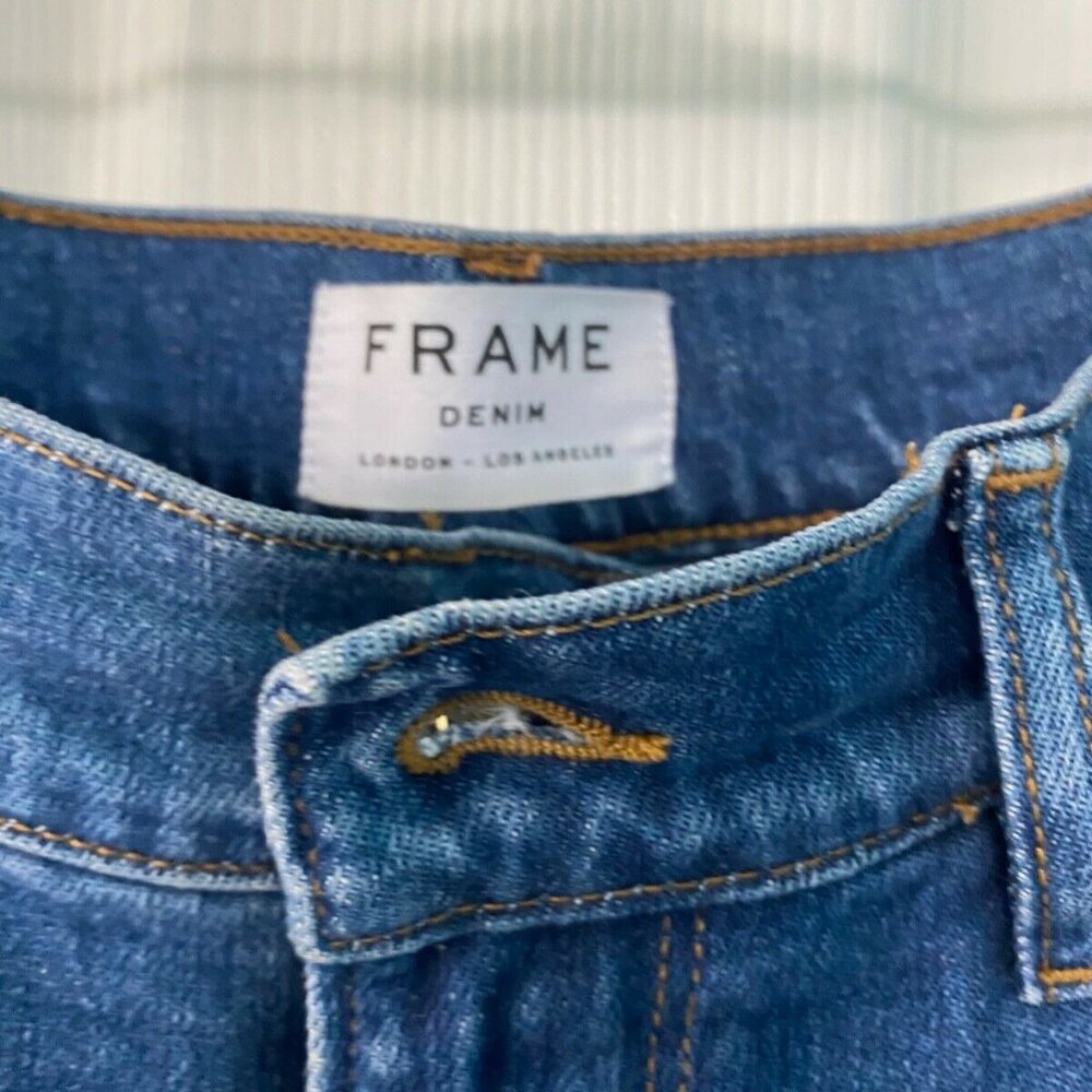 Frame Le Crop Vintage high waist wide leg crop culotte 28 - Picture 5 of 5